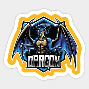 Fantasy Monster Dragon Sticker